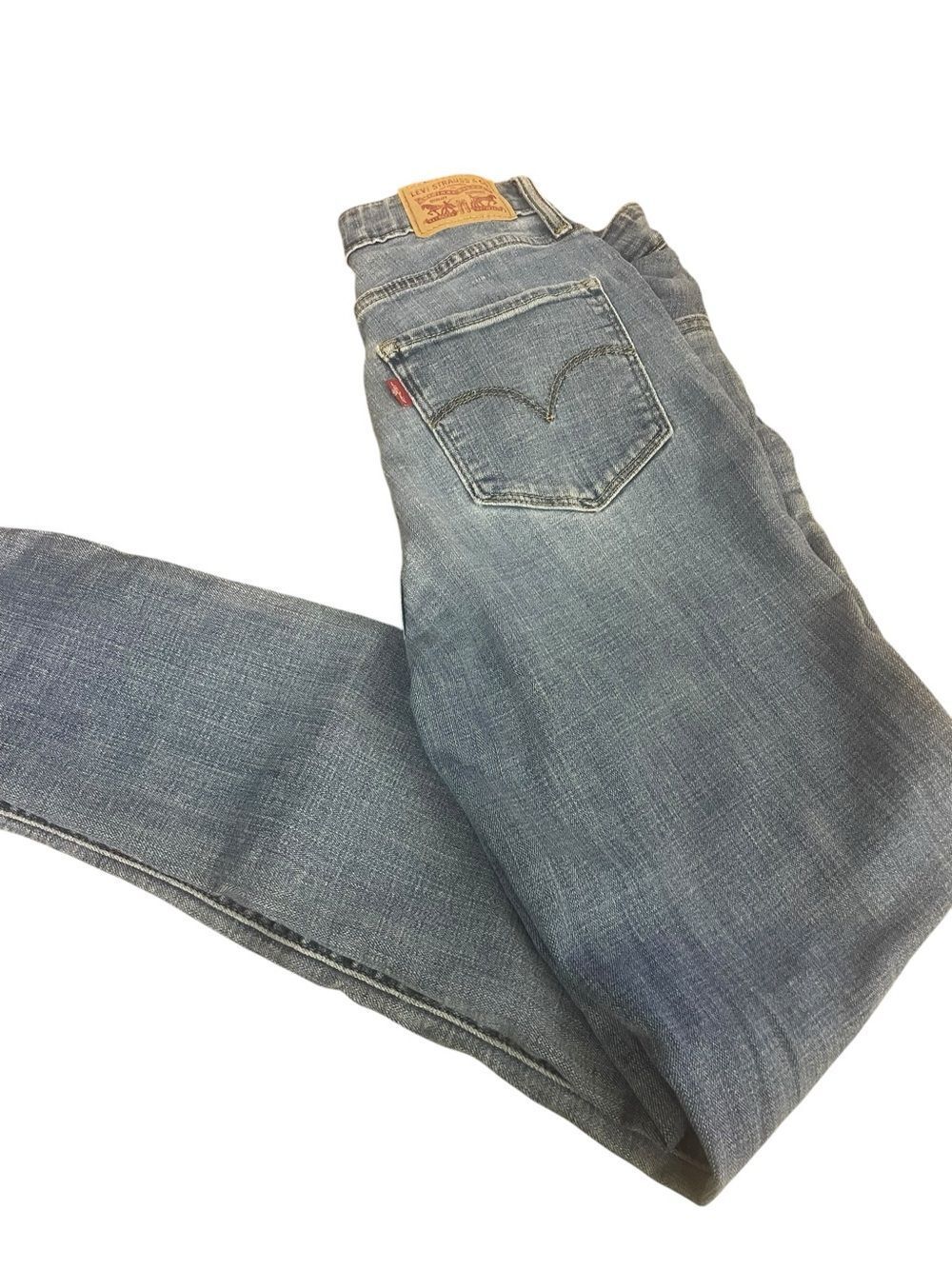 Levi's 721 high rise skinny Women's Light Wash Straight Jeans sz 28